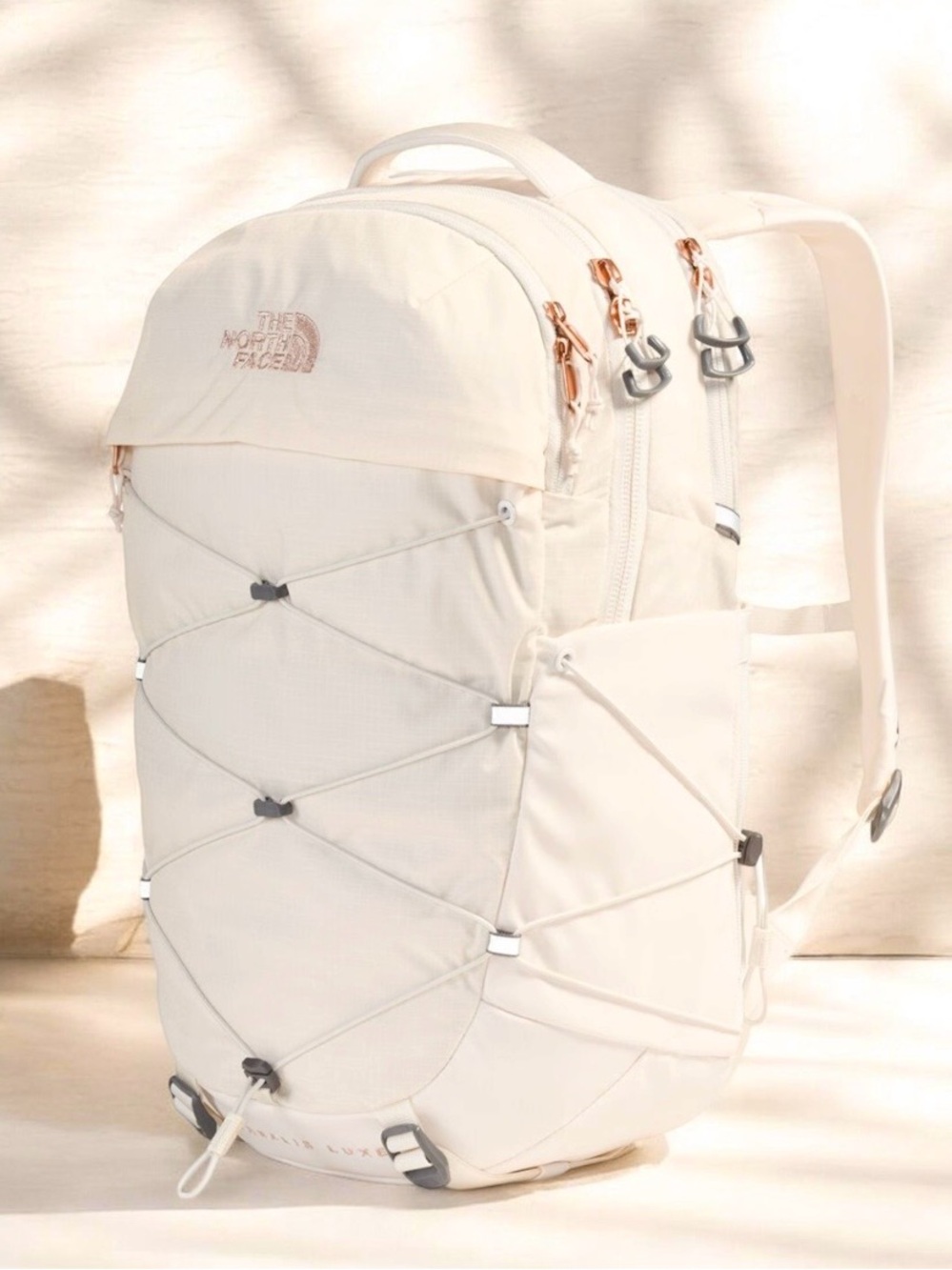 The North Face Women’s Borealis Luxe 27 Liter Backpack In Gardenia White